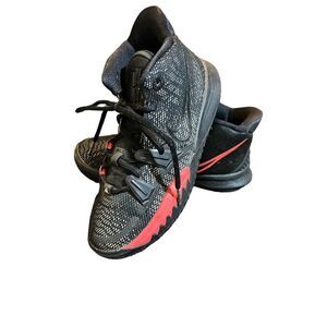 Nike Kyrie 7 “Bred” (GS) Big Kids’ Shoes Black-University Red ct4080-005 / SZ: 4